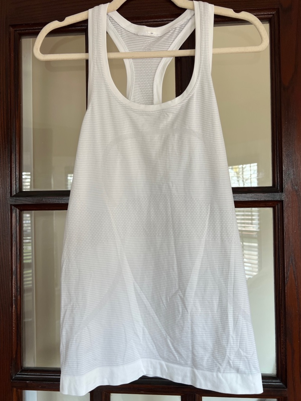 Lululemon Classic White Racerback Women's Tank Top
